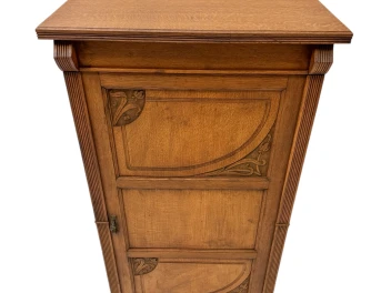 Arts & Crafts Art Nouveau One-Door Cabinet, 1900s